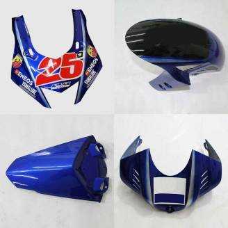 Painted street fairings in abs compatible with Yamaha R6 2017 - 2019 - MXPCAV12265