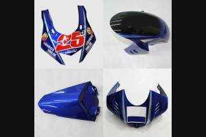 Lackierte Straße Verkleidung auf ABS kompatibel mit Yamaha R6 2017 - 2019 - MXPCAV12265