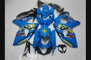 Lackierte Straße Verkleidung auf ABS kompatibel mit Suzuki Gsxr 1000 2009 - 2016 - MXPCAV3456