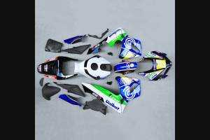 Carene stradali in abs verniciate compatibili con Honda CBR 600 RR 2005 - 2006 - MXPCAV12274