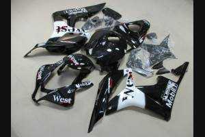 Lackierte Straße Verkleidung auf ABS kompatibel mit Honda CBR 600 RR 2007 - 2008 - MXPCAV1997