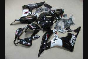 Lackierte Straße Verkleidung auf ABS kompatibel mit Honda CBR 600 RR 2007 - 2008 - MXPCAV1997