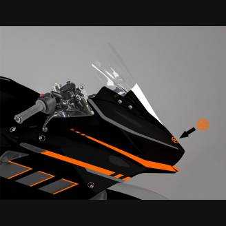 Lackierte Rennverkleidung Kawasaki Ninja 400 2018 2019 - MXPCRV12318