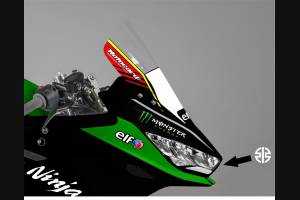 Carene Racing Verniciate Kawasaki Ninja 400 2018 2019 - MXPCRV11669