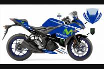 Carene stradali in abs verniciate compatibili con Yamaha R25 R3 2015 - 2017 - MXPCAV11745