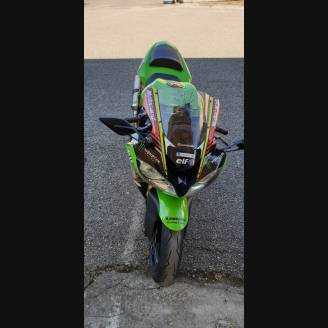 Carenados en abs pintados para la calle compatible con Kawasaki ZX10R 2004 - 2005 - MXPCAV12369