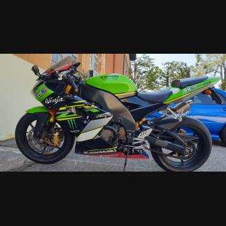 Carenados en abs pintados para la calle compatible con Kawasaki ZX10R 2004 - 2005 - MXPCAV12369