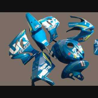 Carenage Racing Peint Suzuki Gsxr 1000 2017 - 2019 + cache réservoir, crochets rapides - MXPCRV11887