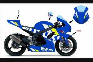 Carenage Racing Peint Suzuki Gsxr 600/750 2011 -2018 - MXPCRV12396