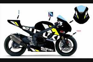 Lackierte Rennverkleidung Suzuki Gsxr 600/750 2011 -2018 - MXPCRV12396