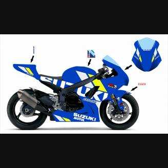 Lackierte Rennverkleidung Suzuki Gsxr 600/750 2011 -2018 - MXPCRV12396