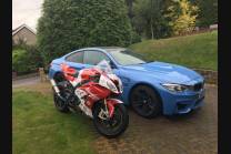 Carene racing Bmw S 1000RR 2015 - 2018 verniciate + viti con gommino, ganci rapidi MXPCRV12457