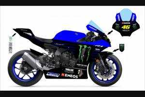 Lackierte Rennverkleidung Yamaha R1 2020 - MXPCRV12407