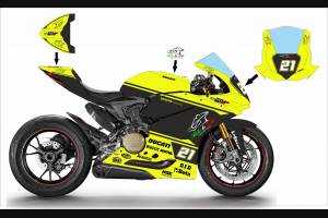 Painted Race Fairings Ducati 1299 959 Panigale - MXPCRV12471