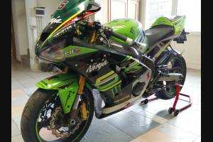 Carenage en abs pour la roue avec peinture compatible avec Kawasaki ZX6R 636 2003 - 2004 - MXPCAV3552
