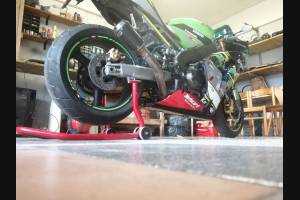 Carenage en abs pour la roue avec peinture compatible avec Kawasaki ZX6R 636 2003 - 2004 - MXPCAV3552