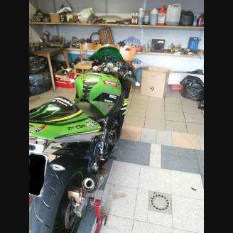 Painted street fairings in abs compatible with Kawasaki ZX6R 636 2003 - 2004 - MXPCAV3552