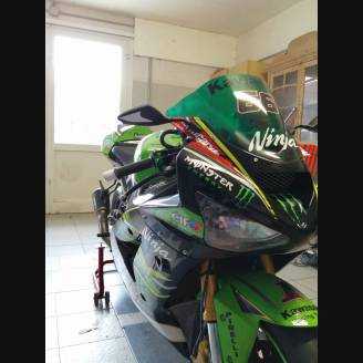 Painted street fairings in abs compatible with Kawasaki ZX6R 636 2003 - 2004 - MXPCAV3552