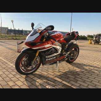 Painted street fairings in abs compatible with Ducati Panigale V4 V4S for Akrapovic exhaust - MXPCAV11947