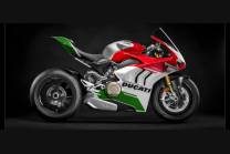 Carenage abs pour la roue avec peinture compatible avec Ducati Panigale V4R pour Akrapovic Échappement - MXPCAV12656