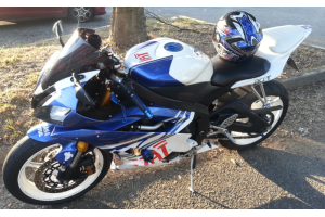 Lackierte Straße Verkleidung auf ABS kompatibel mit Yamaha R6 2006 - 2007 - MXPCAV1685