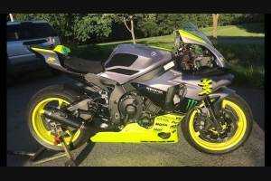 Lackierte Rennverkleidung Yamaha R1 2015 - 2019 - MXPCRV12665