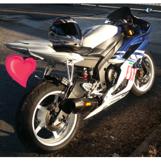 Lackierte Straße Verkleidung auf ABS kompatibel mit Yamaha R6 2006 - 2007 - MXPCAV1685