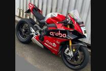 Carenage abs pour la roue avec peinture compatible avec Ducati Panigale V4R pour Akrapovic Échappement - MXPCAV12698