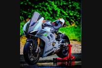 Carenage abs pour la roue avec peinture compatible avec Ducati Panigale V4R pour Akrapovic Échappement - MXPCAV12699