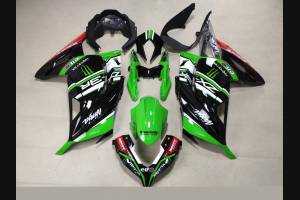 Painted street fairings in abs compatible with Kawasaki ZX Ninja 300 2013 - 2017 - MXPCAV12715