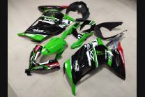 Painted street fairings in abs compatible with Kawasaki ZX Ninja 300 2013 - 2017 - MXPCAV12715 2