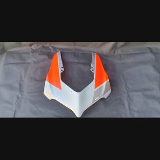 Carene stradali in abs verniciate compatibili con Ducati Panigale V4R per scarico Akrapovic Matt fluo - MXPCAV11956