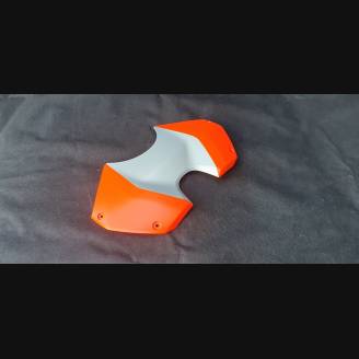 Carene stradali in abs verniciate compatibili con Ducati Panigale V4R per scarico Akrapovic Matt fluo - MXPCAV11956