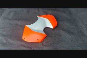 Painted street fairings in abs compatible with Ducati Panigale V4R for Akrapovic exhaust Matt fluo - MXPCAV11956