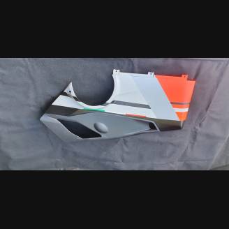 Painted street fairings in abs compatible with Ducati Panigale V4R for Akrapovic exhaust Matt fluo - MXPCAV11956