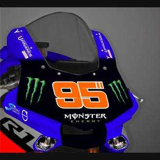 Lackierte Rennverkleidung Yamaha R1 2020 - MXPCRV12714