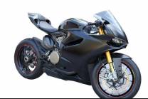 Lackierte Rennverkleidung Ducati 1299 959 Panigale Matt Black - MXPCRV5854