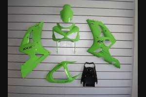 Painted street fairings in abs compatible with Kawasaki ZX6R 636 2003 - 2004 - MXPCAV1732