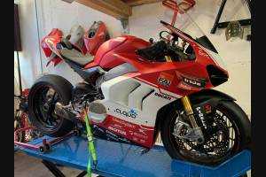 Carenado Racing Pintado Ducati Panigale V4 V4S Colin Neoprene + tornillos, tornillos rapidos fluo - MXPCRV11781