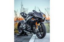 Carenage Racing Peint Ducati Panigale V4 V4S 2020 de Pare-bouee coque Neoprene + crochets rapide - MXPCRV12763