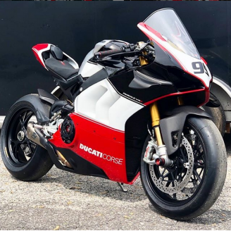 Lackierte Rennverkleidung Ducati Panigale V4 V4S 2020 + Schrauben, Schnellverschlüsse - MXPCRV12767