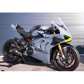 Lackierte Rennverkleidung Ducati Panigale V4 V4S 2020 + Schrauben, Schnellverschlüsse - MXPCRV12767