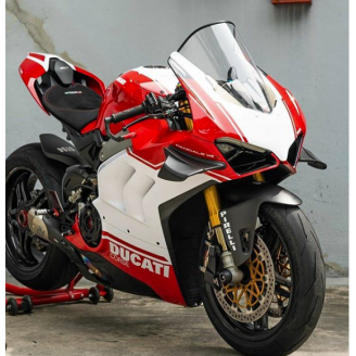 Lackierte Rennverkleidung Ducati Panigale V4 V4S 2020 + Schrauben, Schnellverschlüsse - MXPCRV12773