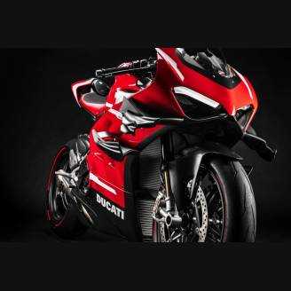 Painted street fairings in abs compatible with Ducati Panigale V4R for Akrapovic exhaust - MXPCAV12761