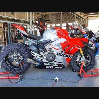 Lackierte Rennverkleidung Ducati Panigale V4 V4S 2020 + Schrauben, Schnellverschlüsse - MXPCRV12773