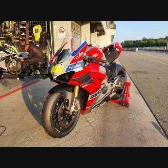 Carenage Racing Peint Ducati Panigale V4 V4S 2020 de Pare-bouee coque Neoprene + crochets rapide - MXPCRV12773