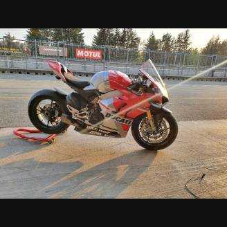 Carenage Racing Peint Ducati Panigale V4 V4S 2020 de Pare-bouee coque Neoprene + crochets rapide - MXPCRV12773