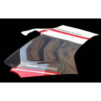 Lackierte Rennverkleidung Ducati Panigale V4 V4S 2020 + Schrauben, Schnellverschlüsse - MXPCRV12773
