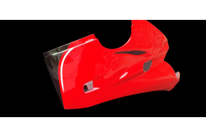 Lackierte Rennverkleidung Ducati Panigale V4 V4S 2020 + Schrauben, Schnellverschlüsse - MXPCRV12773