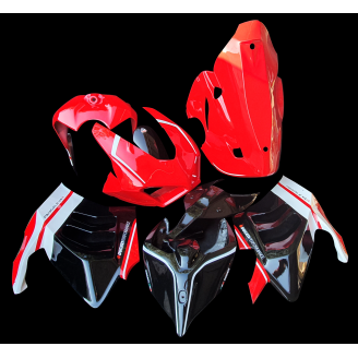 Painted Race Fairings Ducati Panigale V4 V4S 2020 with back seat Neoprene seat + screws, fasteners - MXPCRV12773